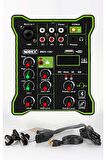 Midex Wizard Paket-1 CX2 Stüdyo Mikrofon MDX-100 Stüdyo Kayıt Mikseri Kulaklık Ekipman Seti